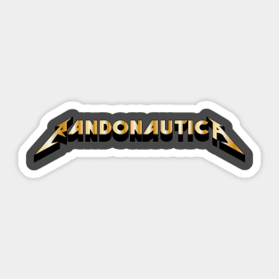 Randonautica Metal Logo Sticker